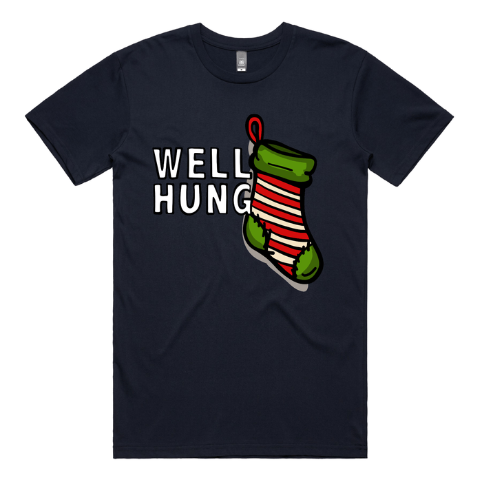 Well Hung 🧦🎄- Men's T Shirt