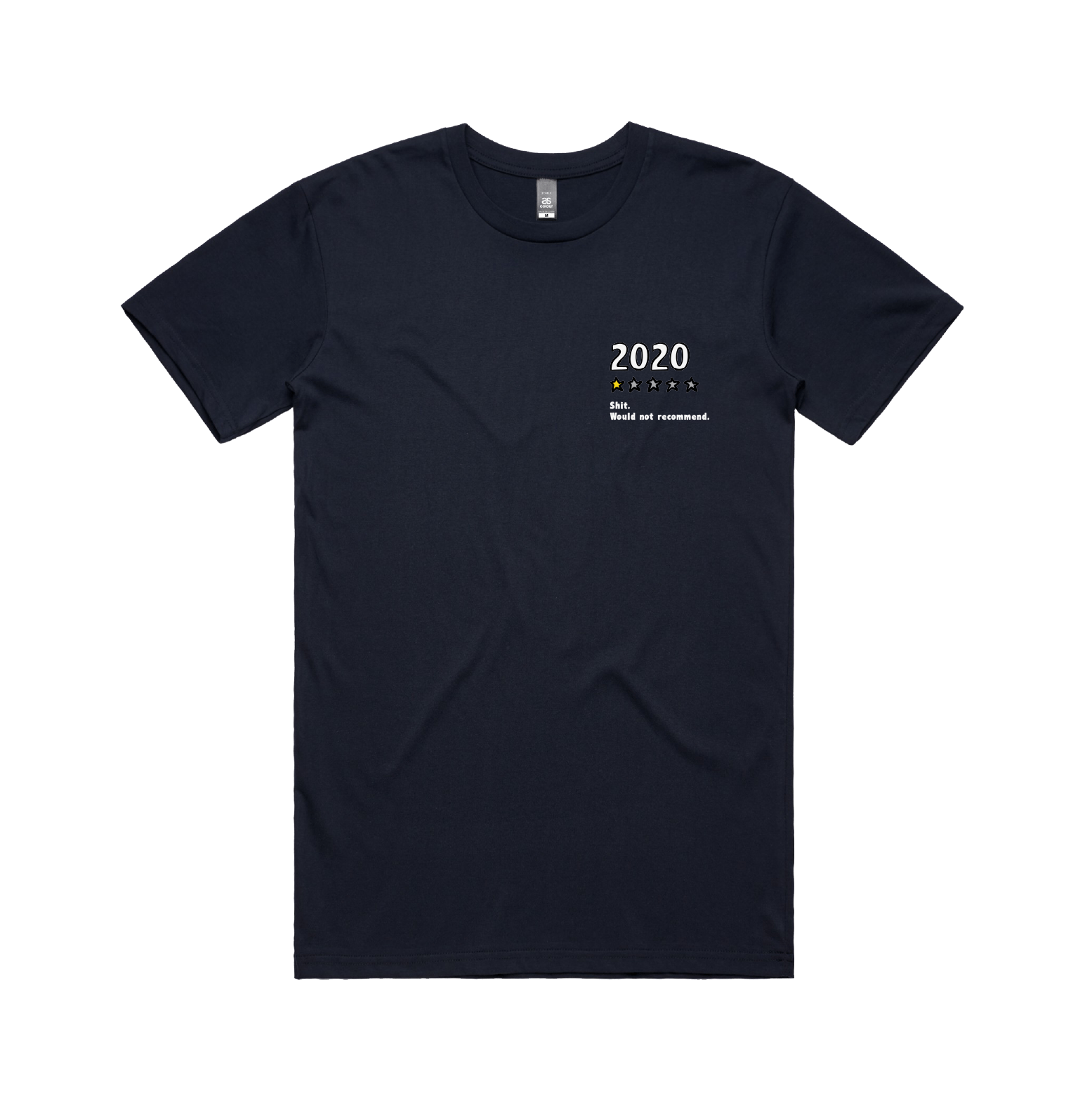 S / Navy / Small Front Design 2020 Review ⭐ - Men's T Shirt
