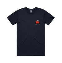 S / Navy / Small Front Design Among Us 👨‍🚀 - Men's T Shirt