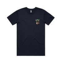 S / Navy / Small Front Design Baby Yoda 👶 - Men's T Shirt