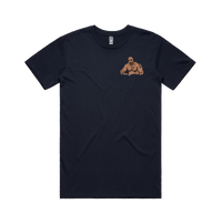 S / Navy / Small Front Design Big Barry 🍆 - Men's T Shirt