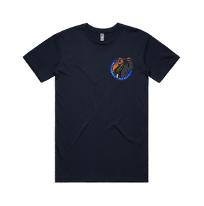 S / Navy / Small Front Design Bitconnect 🎤 - Men's T Shirt