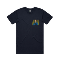 S / Navy / Small Front Design Cool Cool Cool 👮‍♂️ - Men's T Shirt