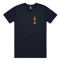 S / Navy / Small Front Design Eat Nap Drink Repeat 🦐💤 - Men's T Shirt