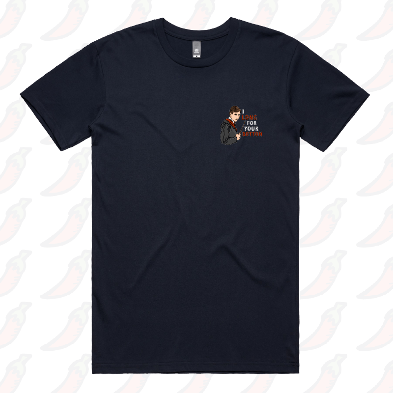 S / Navy / Small Front Design I Long for your Bottom 🍑⚡ - Men's T Shirt