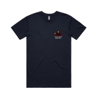 S / Navy / Small Front Design I'm Rick James ✋🏾 - Men's T Shirt