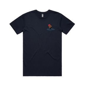 S / Navy / Small Front Design Make America Yeezy Again 🦅 - Men's T Shirt