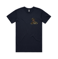 S / Navy / Small Front Design Never Go Full Retard 💥 - Men's T Shirt