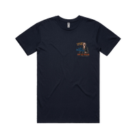 S / Navy / Small Front Design Oh Hi Mark 👋🏻 - Men's T Shirt