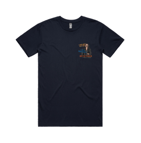 S / Navy / Small Front Design Oh Hi Mark 👋🏻 - Men's T Shirt