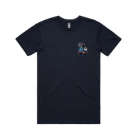 S / Navy / Small Front Design Thomas The Dank Engine 🚂 - Men's T Shirt