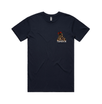 S / Navy / Small Front Design Tupacca ✊🏾 - Men's T Shirt