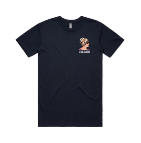 S / Navy / Small Front Design Unleash the Karen 😤 - Men's T Shirt