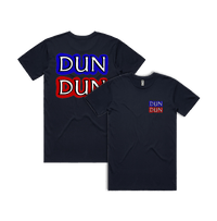 S / Navy / Small Front & Large Back Design Dun Dun 🚔 - Men's T Shirt