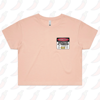 S / Pink Australian Gas Producer 💨 – Women's Crop Top