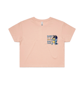 S / Pink Bandit Hall Pass 🦴 - Women's Crop Top