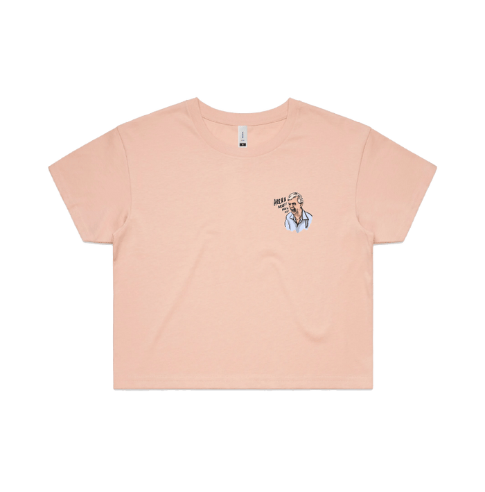 S / Pink BARKING DOG MAN 🗣️ - Women's Crop Top
