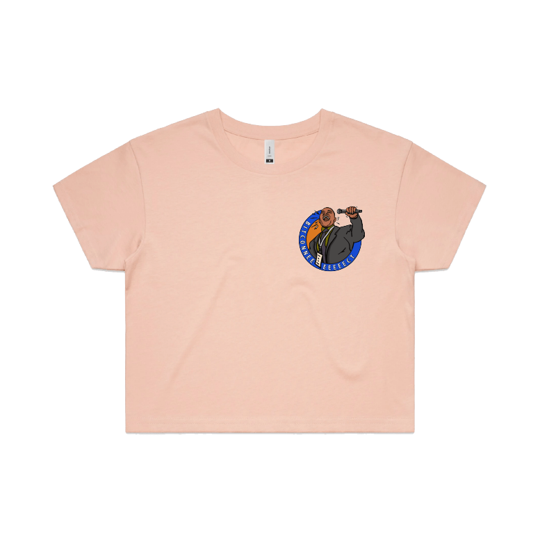 S / Pink Bitconnect 🎤 - Women's Crop Top
