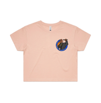 S / Pink Bitconnect 🎤 - Women's Crop Top