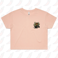 S / Pink Black Rat 🐀 - Women's Crop Top