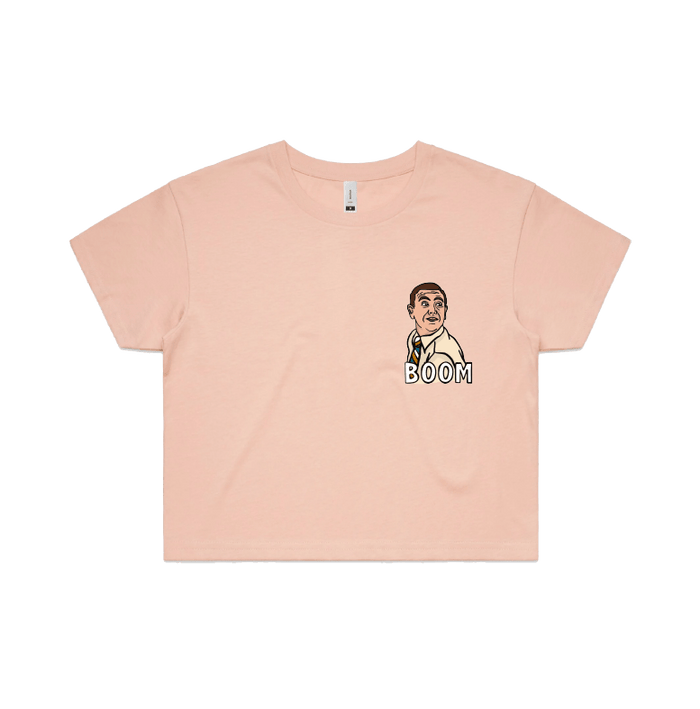 S / Pink Boom Boyle 🚨 - Women's Crop Top