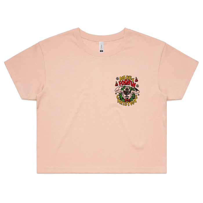 S / Pink Conor McGregor Christmas 💪🎄 – Women's Crop Top