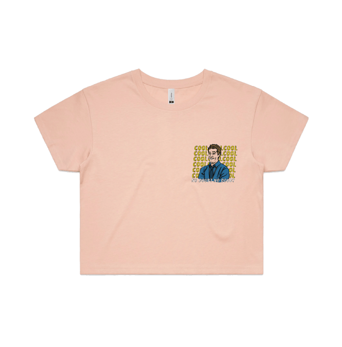 S / Pink Cool Cool Cool 👮‍♂️ - Women's Crop Top