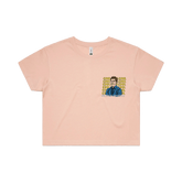S / Pink Cool Cool Cool 👮‍♂️ - Women's Crop Top