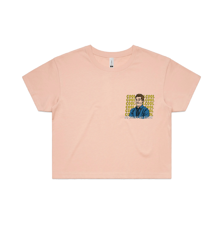 S / Pink Cool Cool Cool 👮‍♂️ - Women's Crop Top
