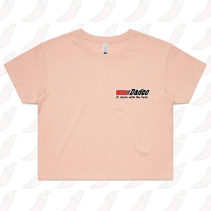 S / Pink Dadco 🔧💨 –  Women's Crop Top