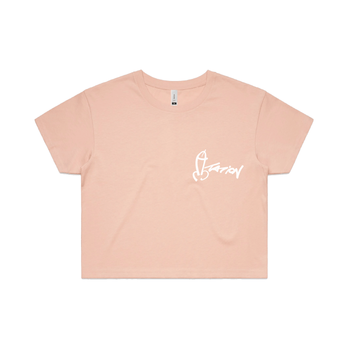 S / Pink Dictation 📏 - Women's Crop Top