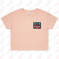 S / Pink DIY Mum 🔨 –  Women's Crop Top