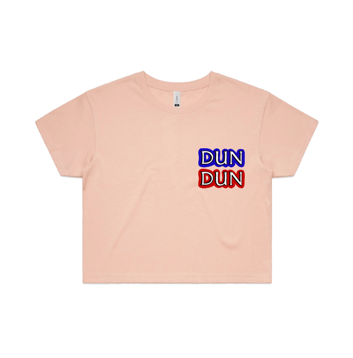 S / Pink Dun Dun 🚔 - Women's Crop Top