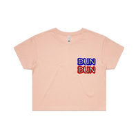 S / Pink Dun Dun 🚔 - Women's Crop Top