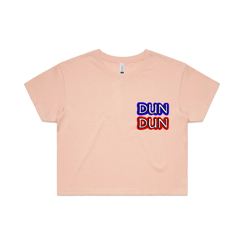 S / Pink Dun Dun 🚔 - Women's Crop Top