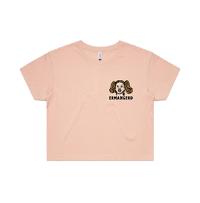 S / Pink ERMAHGERD! 🤓 - Women's Crop Top