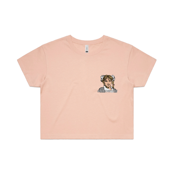 S / Pink FREE BRITNEY 🎤 - Women's Crop Top