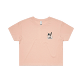 S / Pink GRUMPY CAT! 😾 - Women's Crop Top