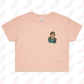 S / Pink Hunk Of Spunk 👱- Women's Crop Top