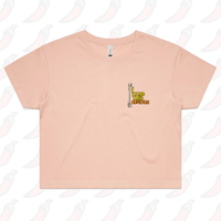 S / Pink I Found This Humerus 🦴 – Women's Crop Top