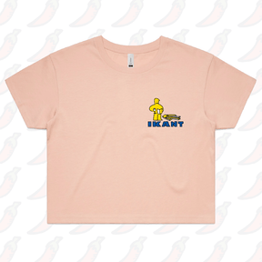 S / Pink IKant 🪛 – Women's Crop Top