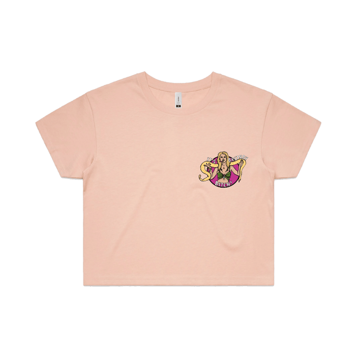 S / Pink It's Britney 🐍 - Women's Crop Top