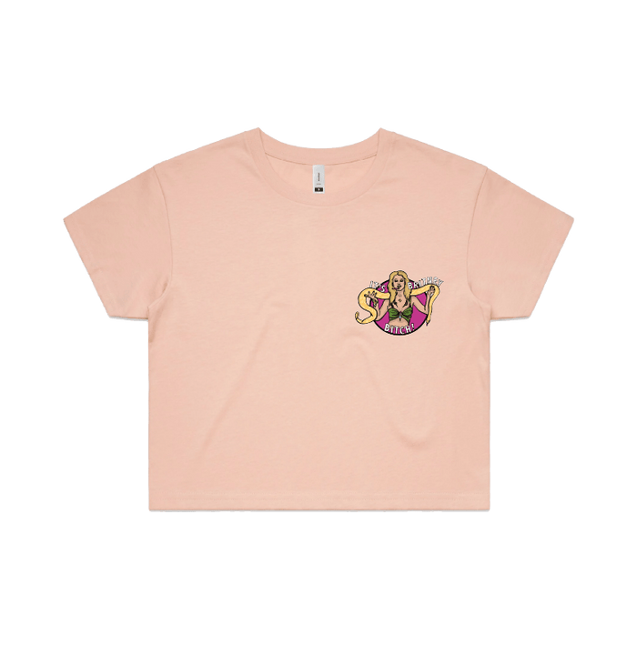S / Pink It's Britney 🐍 - Women's Crop Top