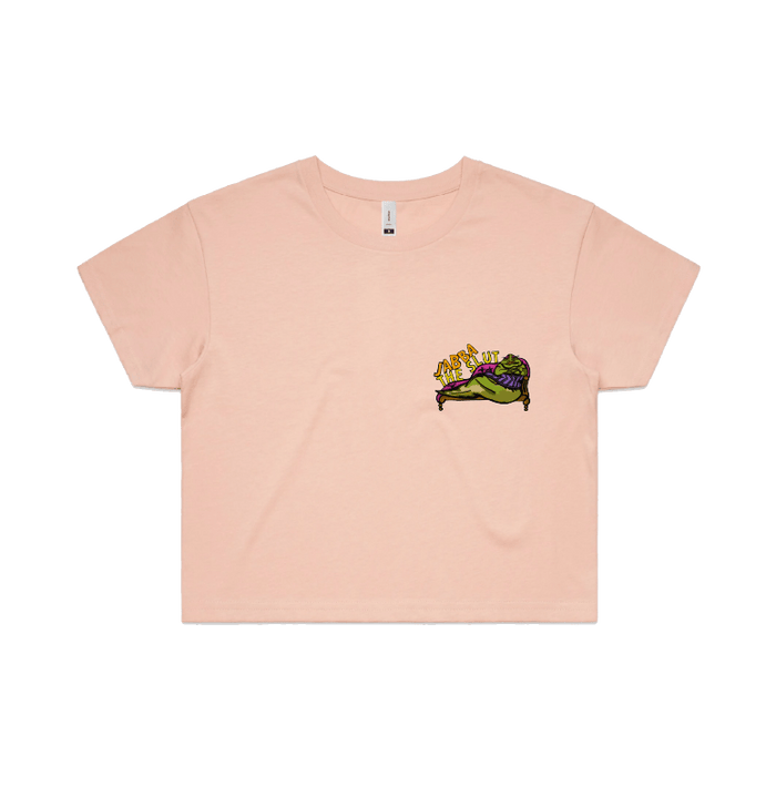 S / Pink Jabba The Slut ⛓️ - Women's Crop Top