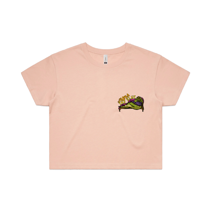 S / Pink Jabba The Slut ⛓️ - Women's Crop Top