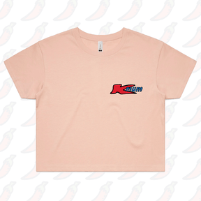 S / Pink KMum 🛒 – Women's Crop Top
