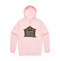 S / Pink / Large Front Design Bank of Dad 💰 - Unisex Hoodie