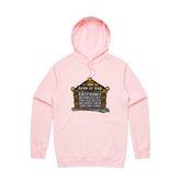S / Pink / Large Front Design Bank of Dad 💰 - Unisex Hoodie