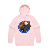 S / Pink / Large Front Design Bitconnect 🎤 - Unisex Hoodie