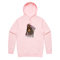 S / Pink / Large Front Design I'd Do Jason Momoa 🐟 - Unisex Hoodie